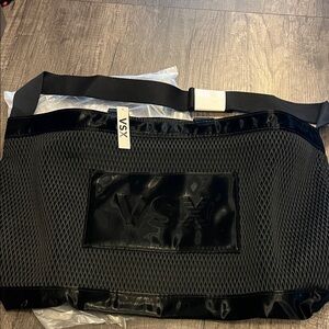 Victoria's Secret Black Mesh Belt Bag
